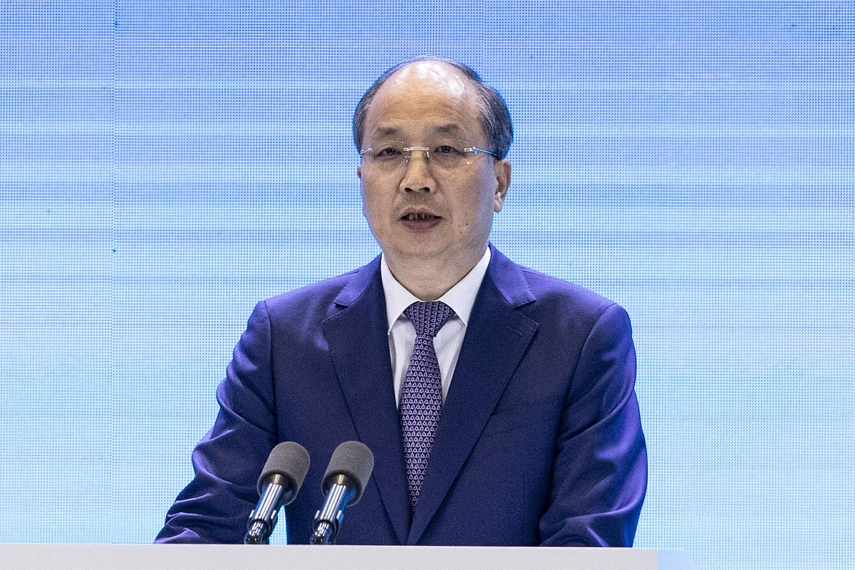 Yi Huiman in Shanghai in June 2023.Photographer: Qilai Shen/Bloomberg