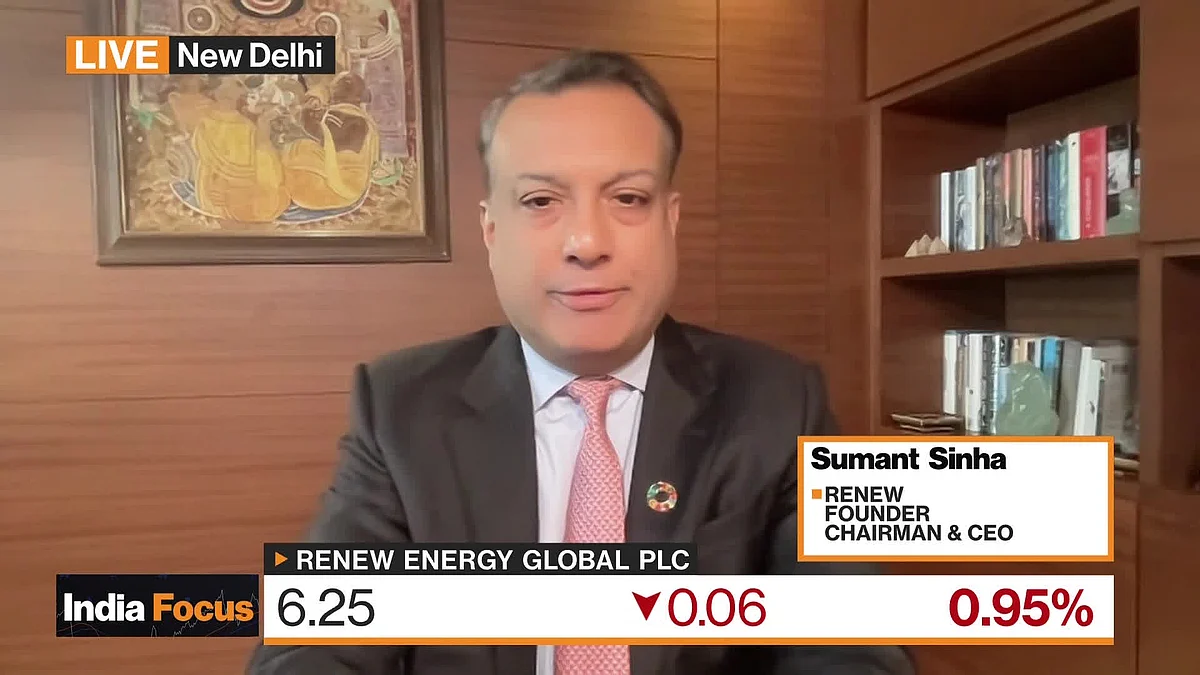 ReNew Founder, Chairman & CEO Sumant Sinha speaks with Haslinda Amin on “Bloomberg Markets: Asia.”