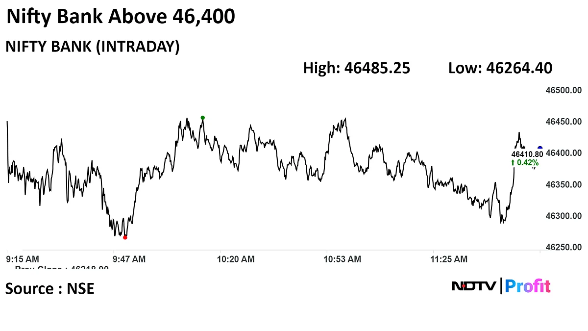 Sensex, Nifty Trade Higher As Infosys, M&M, L&T Gain: Midday Market Update