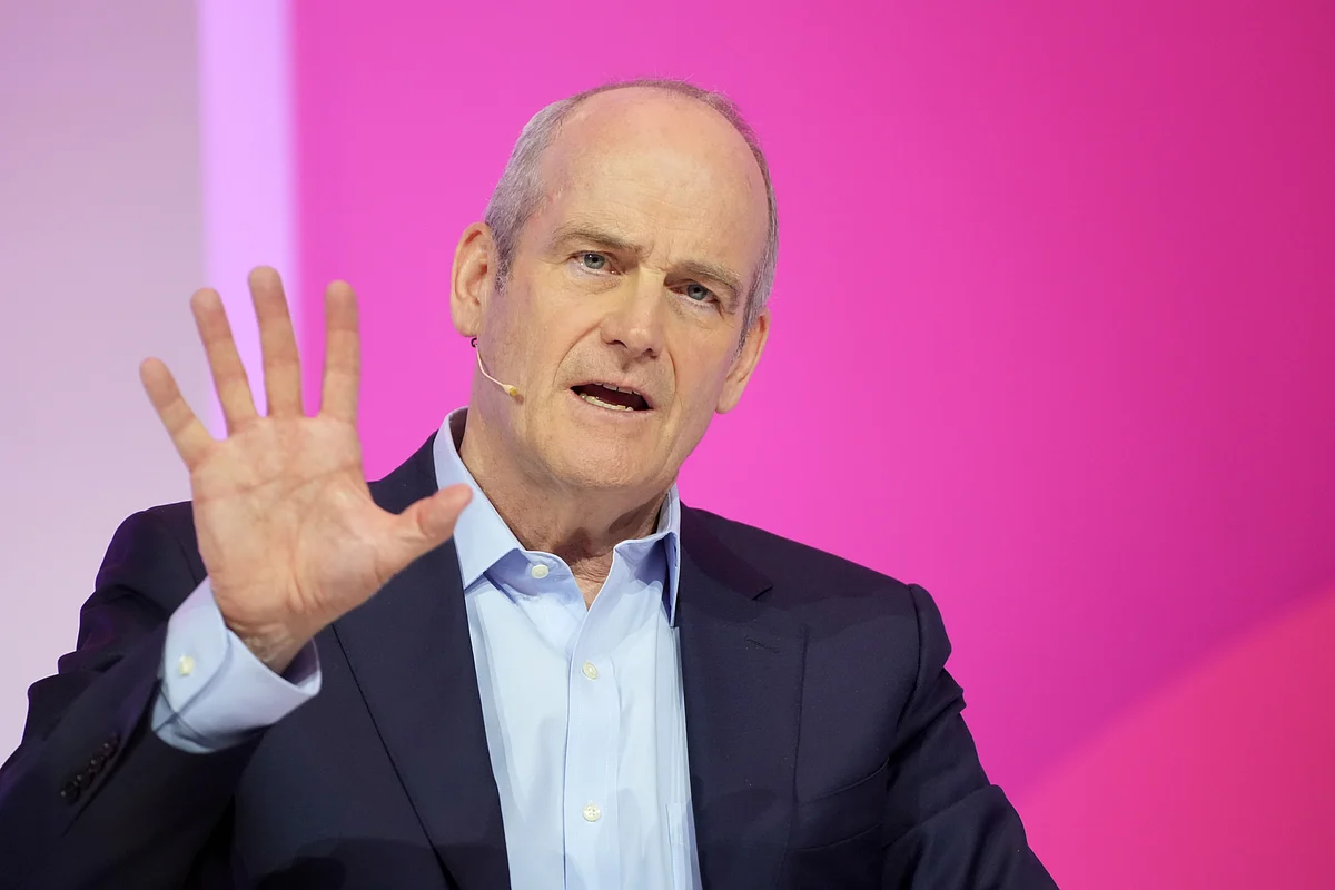 J. Michael Evans, president of Alibaba Group Holding Ltd., at the Viva Tech fair in Paris, France, on June 15, 2023. Photographer: Nathan Laine/Bloomberg