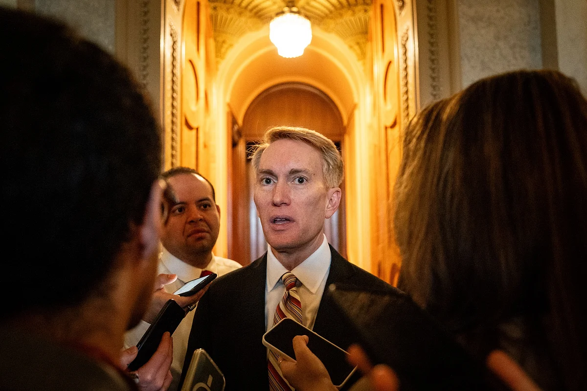 Senator James LankfordPhotographer: Kent Nishimura/Bloomberg