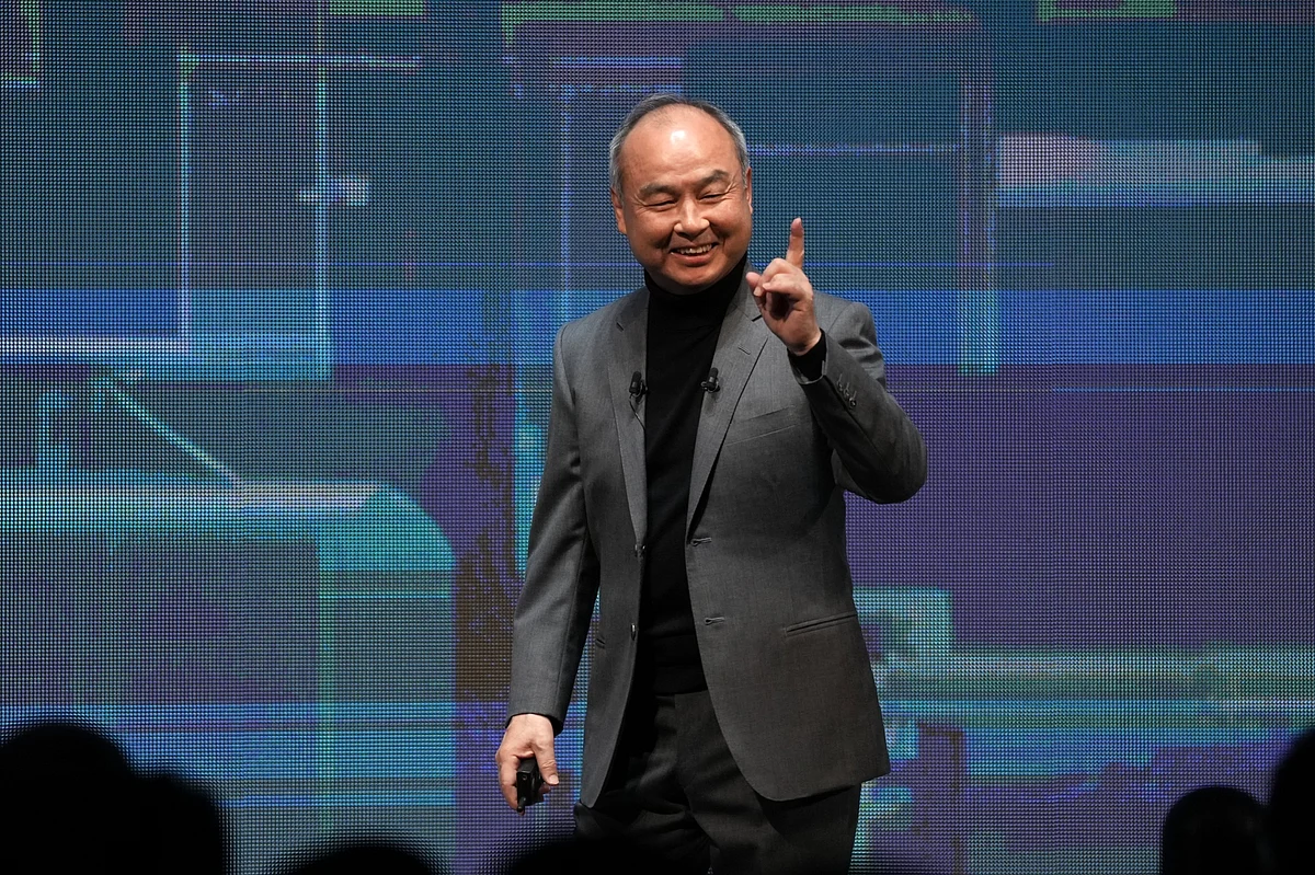 Masayoshi Son, chairman and chief executive officer of SoftBank Group.Photographer: Toru Hanai/Bloomberg
