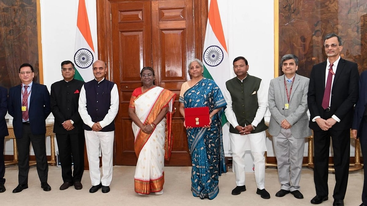 <div class="paragraphs"><p>Nirmala Sitharaman before presenting the interim Union Budget 2024 (Source: President of India/X)</p></div>