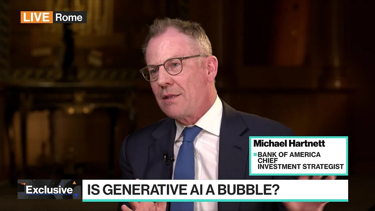 WATCH: Markets are showing characteristics of a bubble, according to Bank of America Corp. Chief Investment Strategist Michael Hartnett.Source: Bloomberg