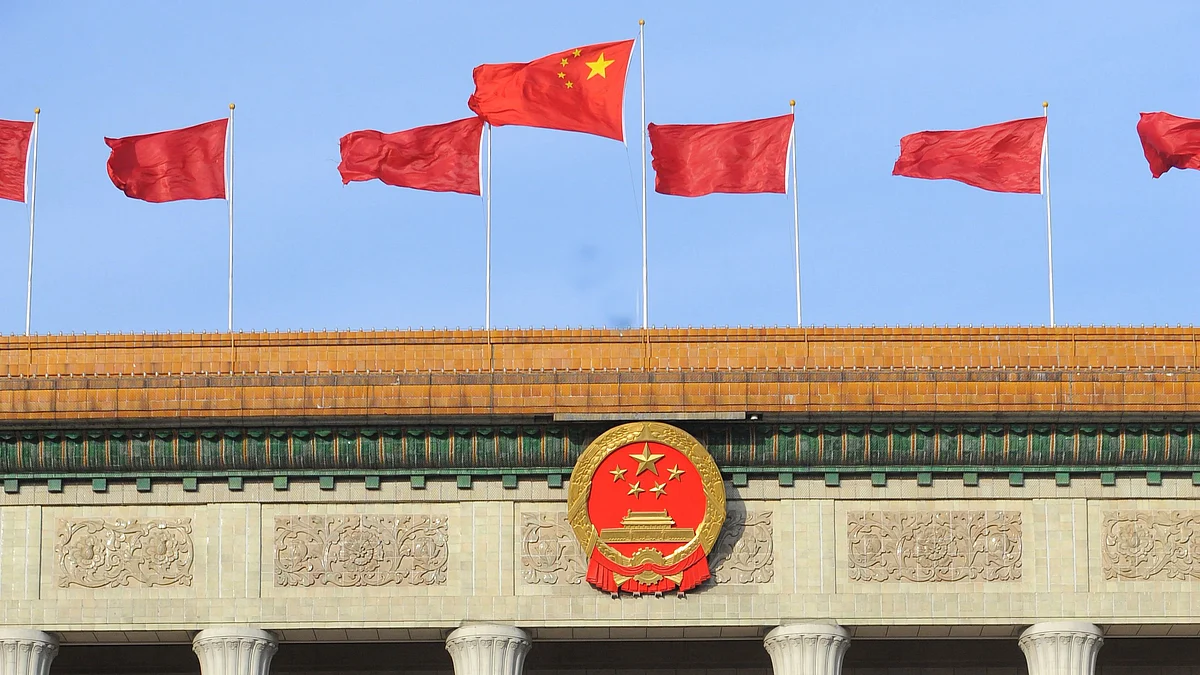 WATCH: China set its annual growth target at around 5%, putting pressure on the top leaders to unleash more stimulus. Stephen Engle reports.Source: Bloomberg