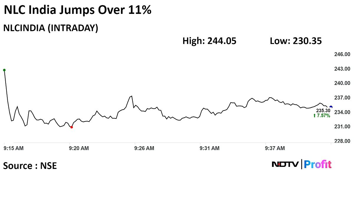 NLC India, Rajasthan Government Ink Deal For Power Plant, Shares Rise Over 11%
