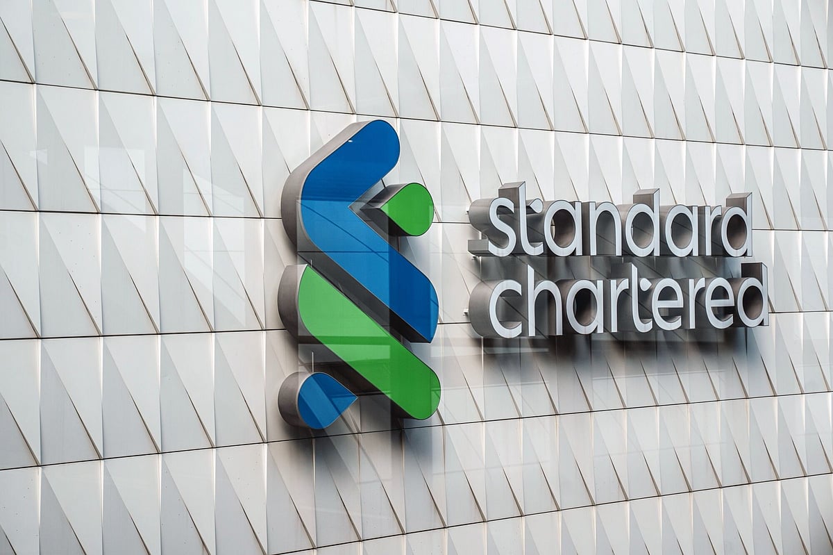 Standard Chartered branding.