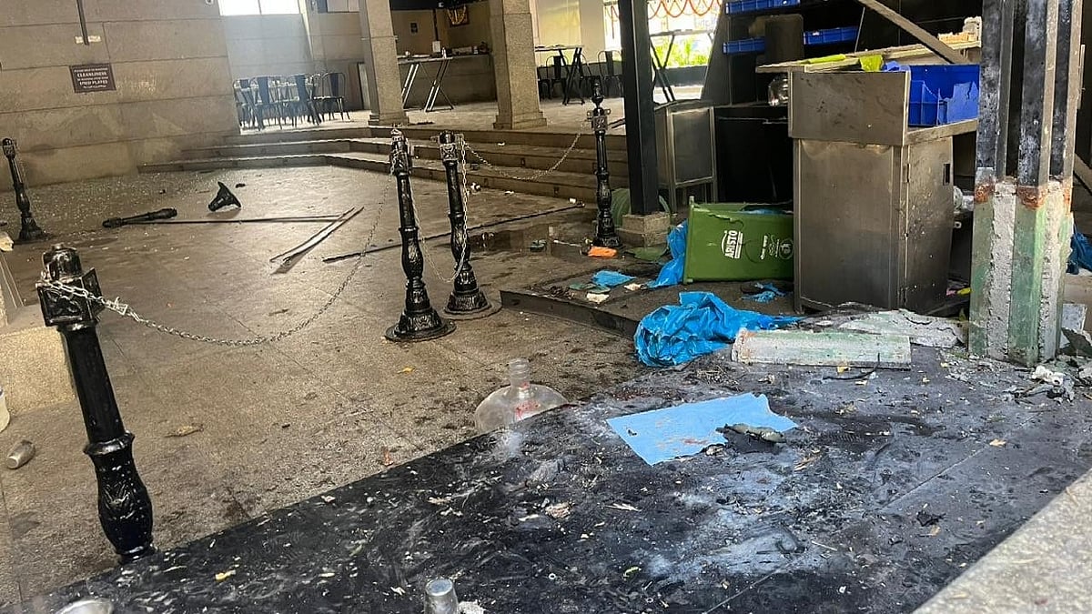 <div class="paragraphs"><p>The Rameshwaram Cafe after the blast. (Source: File Photo)</p></div>