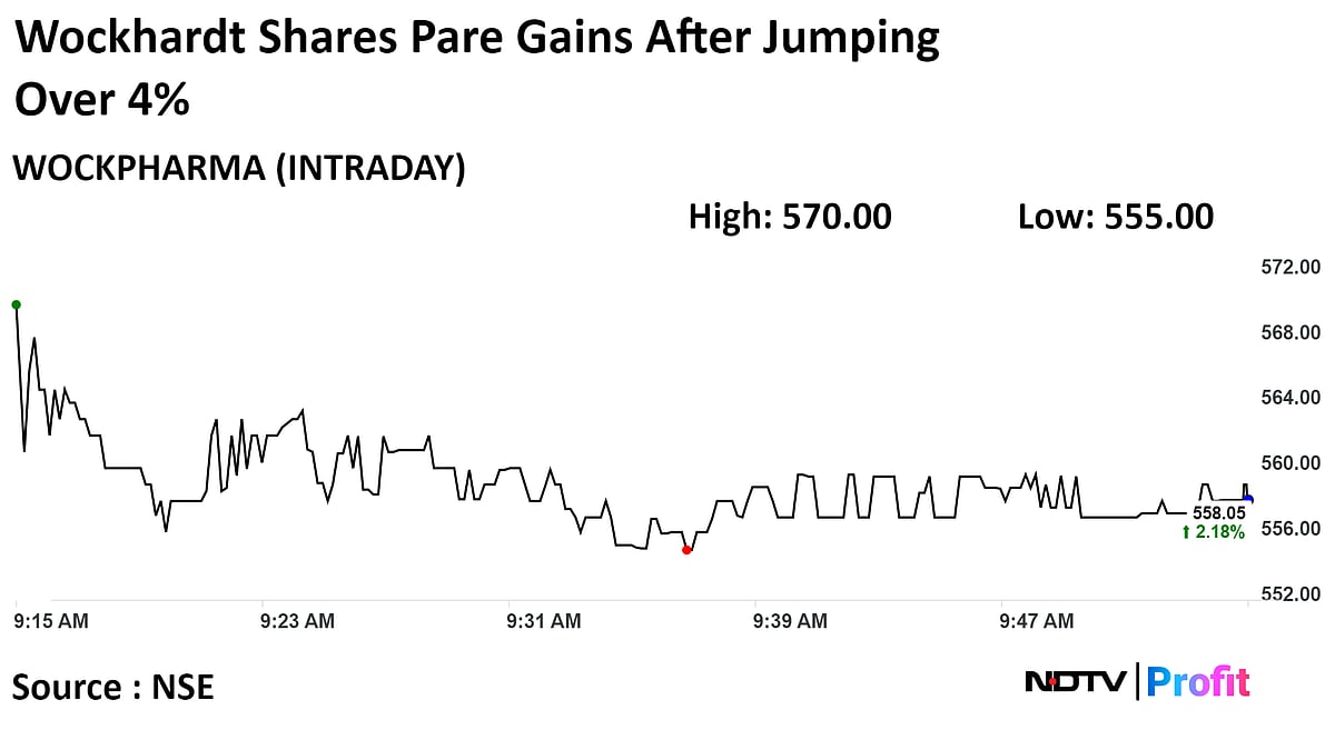 Wockhardt Shares Gain As Rs 570-Crore QIP Opens