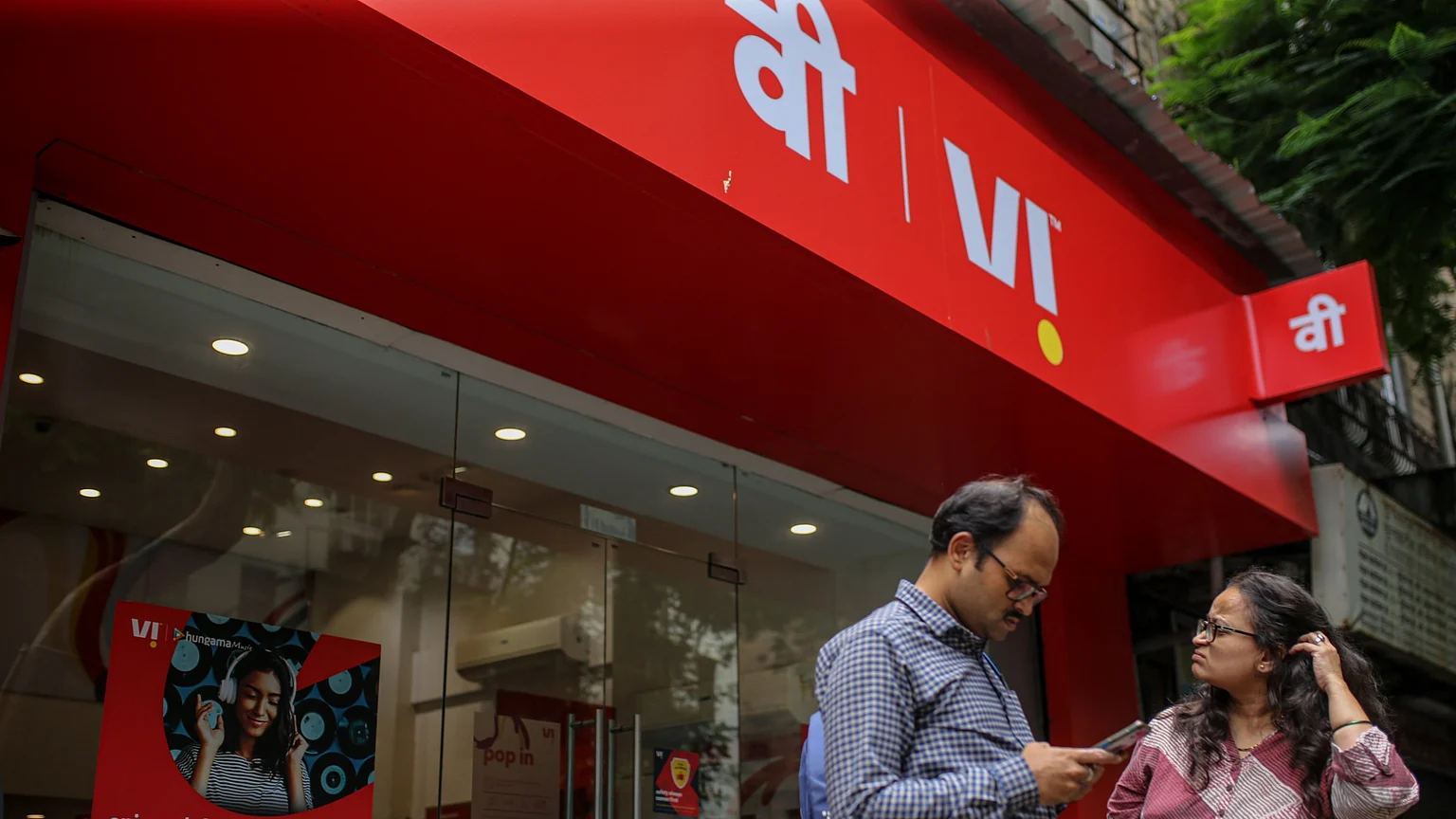 A Vodafone Idea store in Mumbai.