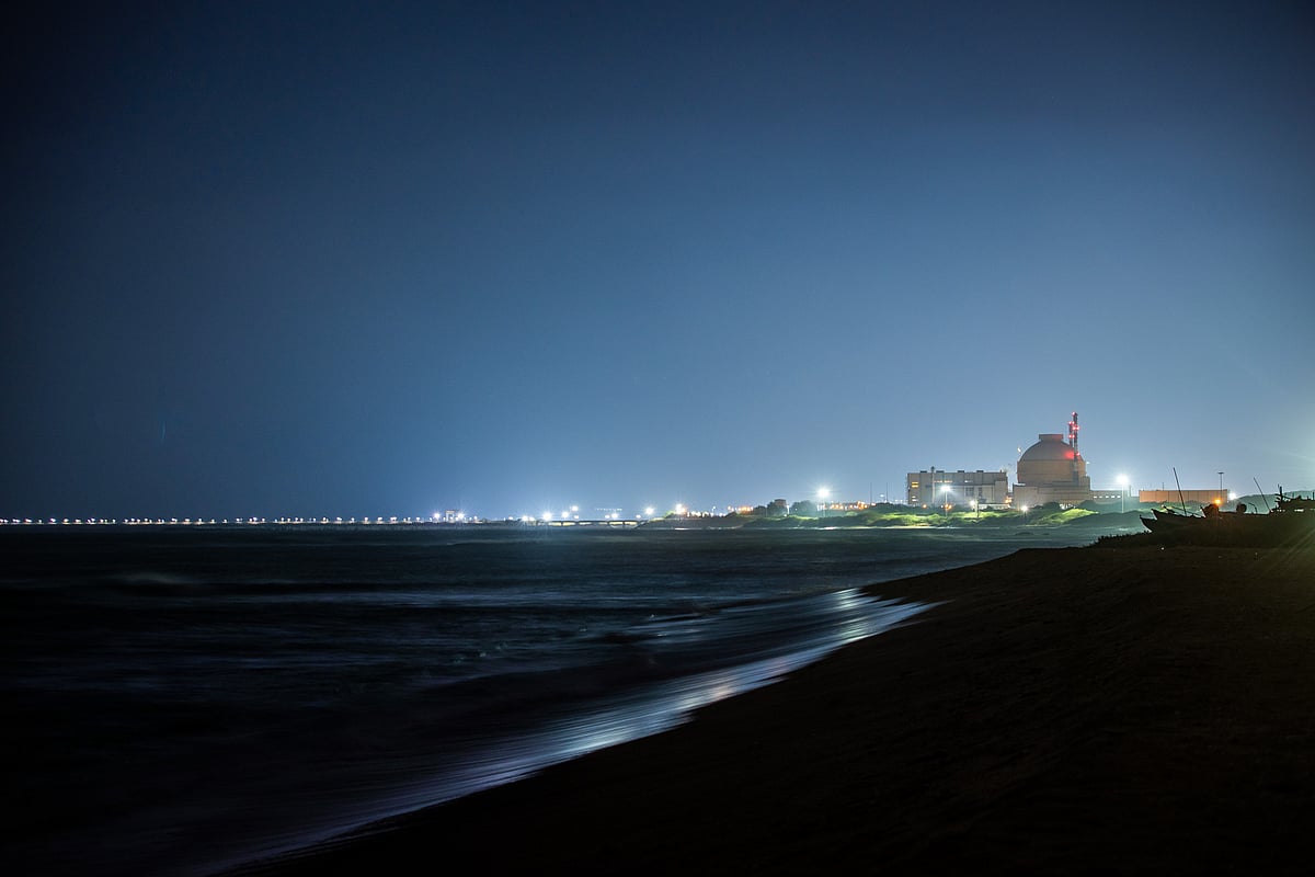 Kudankulam Nuclear Power Plant hosts two reactors of 1 gigawatt each. Four more are soon to be built.Photographer: Prashanth Vishwanathan/Bloomberg