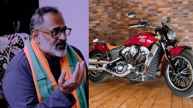 <div class="paragraphs"><p>Image used for representational purpose (Photo: Rajeev Chandrasekhar/Instagram and&nbsp;<a href="https://unsplash.com/@shernoville?utm_content=creditCopyText&amp;utm_medium=referral&amp;utm_source=unsplash">Ginna Shernoville</a> on <a href="https://unsplash.com/photos/red-and-gray-sports-bike-qfbnZwbbwBg?utm_content=creditCopyText&amp;utm_medium=referral&amp;utm_source=unsplash">Unsplash</a>)</p></div>