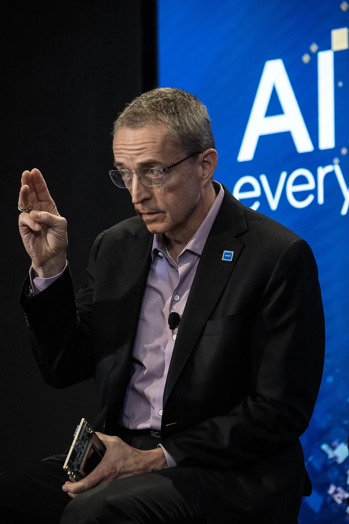 Intel CEO Patrick Gelsinger is looking to a new version of its Gaudi chip lineup to help the company catch up with Nvidia.Photographer: Victor J. Blue/Bloomberg