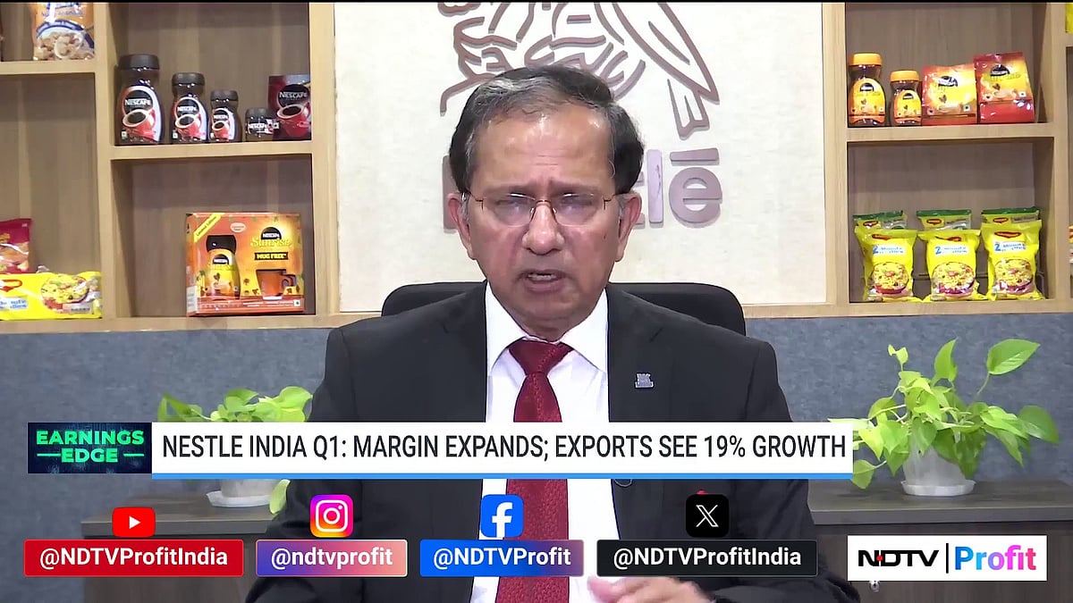 Nestle's Suresh Narayanan On Baby Food Shocker | NDTV Profit