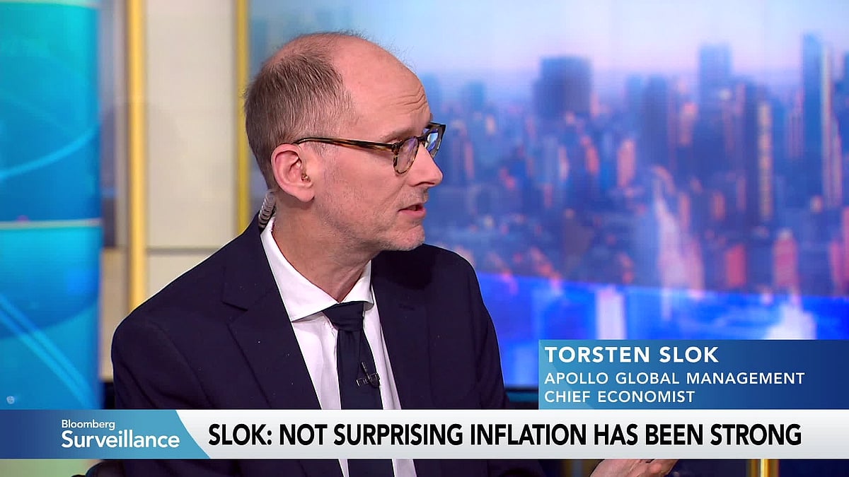 WATCH: Torsten Slok at Apollo Global Management talks about Fed, markets.Source: Bloomberg