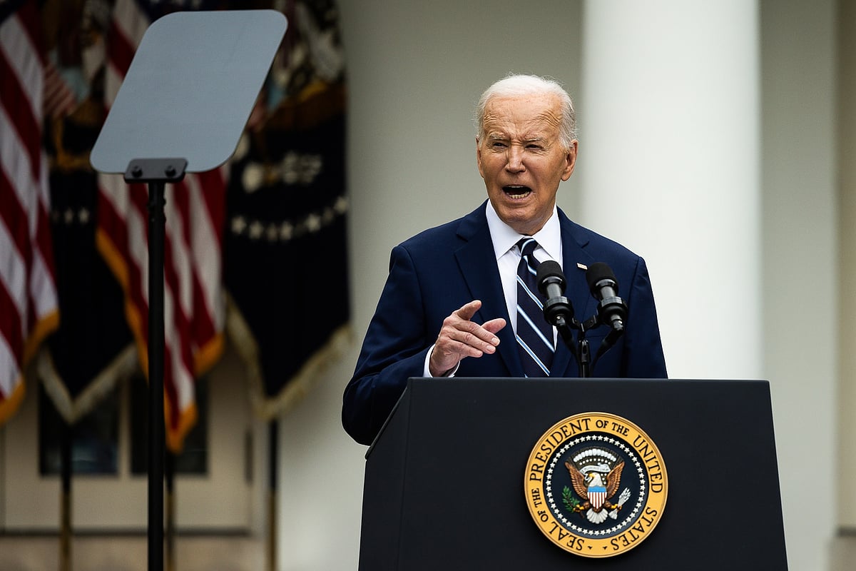 Joe Biden on TuesdayPhotographer: Tierney L. Cross/Bloomberg
