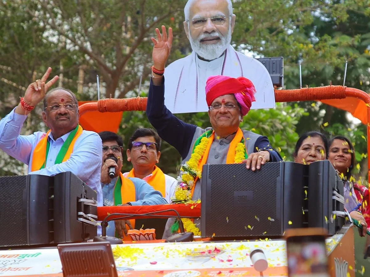 <div class="paragraphs"><p>Piyush Goyal campaigning in Mumbai's Dahisar. (Source: X profile)</p></div>