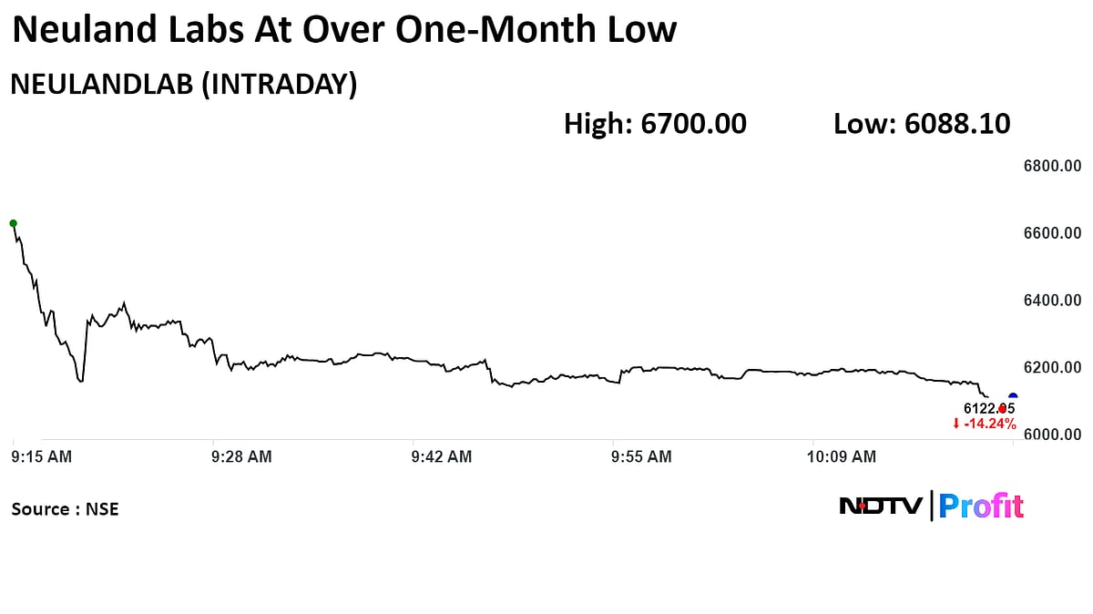 Neuland Labs Shares Tumble Nearly 15% After Profit Declines 20% In Q4