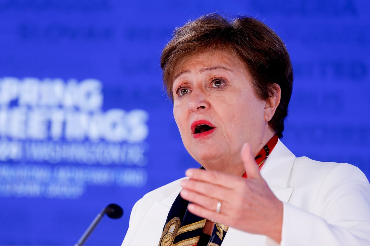 Kristalina Georgieva in AprilPhotographer: Julia Nikhinson/Bloomberg