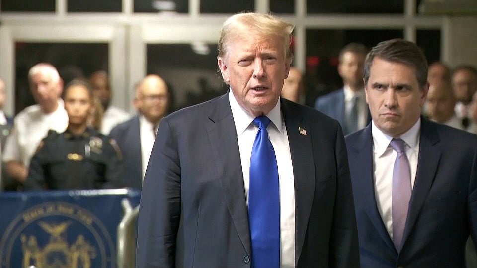 WATCH: Donald Trump spoke outside the courthouse Thursday after the verdict.Source: Bloomberg