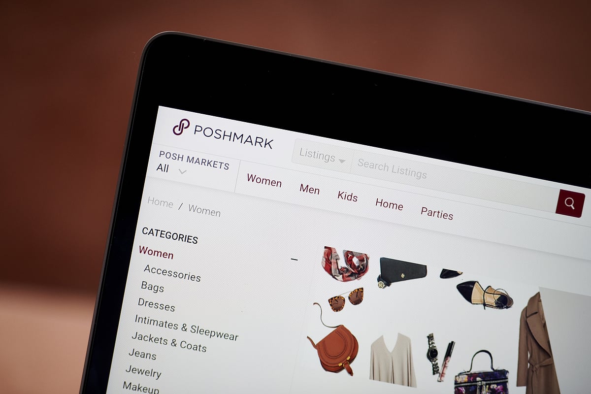 Poshmark Inc., an online marketplace for second-hand goods.Photographer: Gabby Jones/Bloomberg