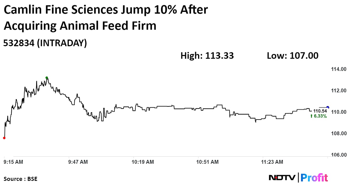 Camlin Fine Sciences Shares Jump 10% After Belgian Acquisition