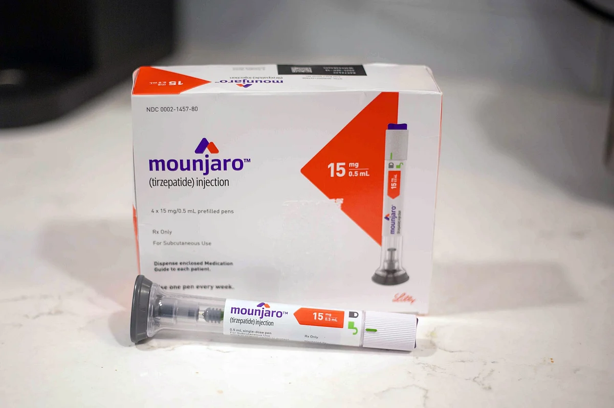 Eli Lilly's Mounjaro brand tirzepatide medication.Photographer: Montinique Monroe/Bloomberg