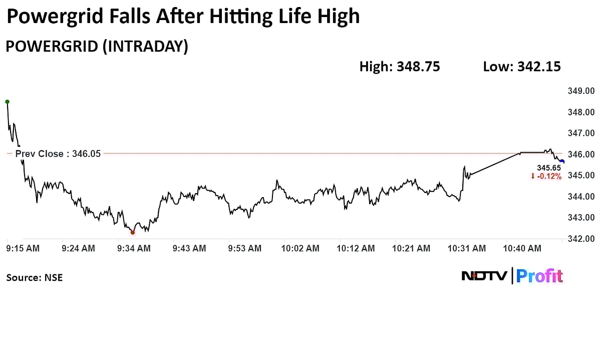 Powergrid Shares Rise To Record, Recede After Board Raises Borrowing Limit