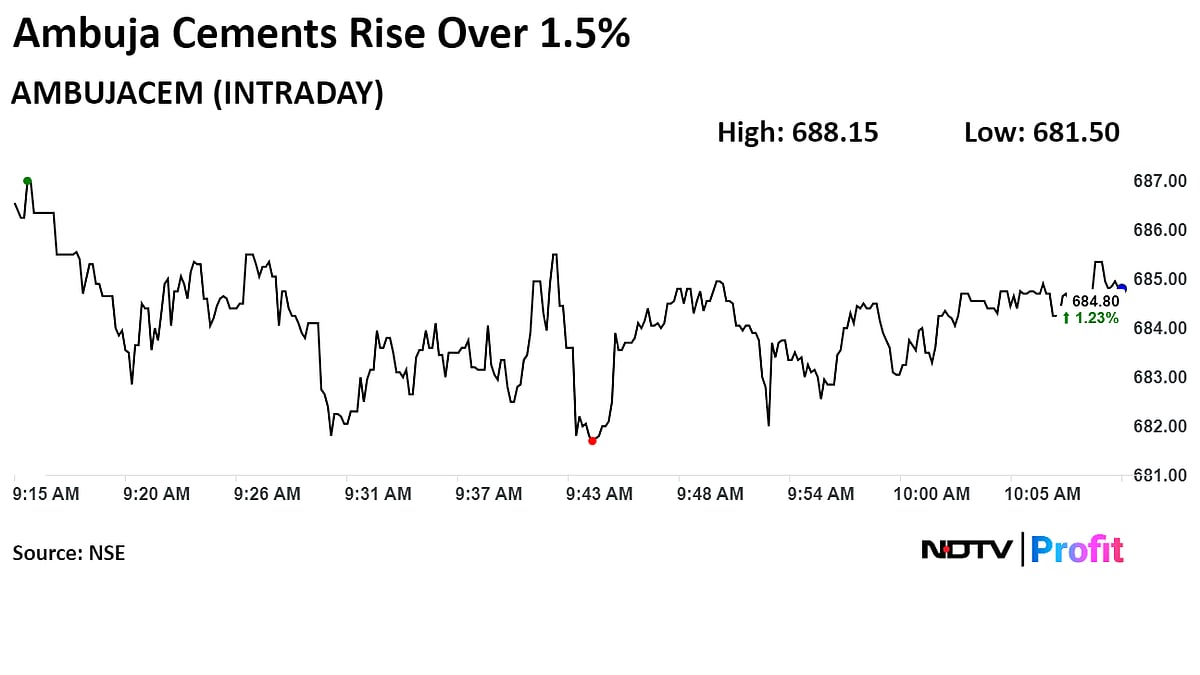 UltraTech, Ambuja Cements To Defy Industry Downtrend, Says Morgan Stanley
