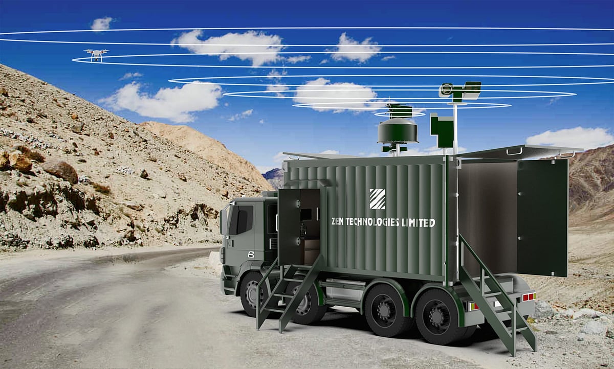 <div class="paragraphs"><p>Zen Technologies Ltd.'s anti-drone-system (Source: Company)</p></div>