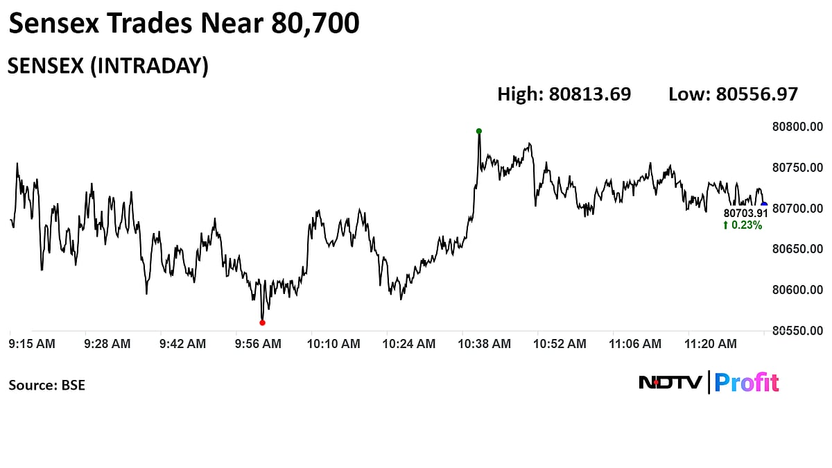 Nifty Hits New Record As SBI, NTPC, ITC Lead Gains: Midday Market Update
