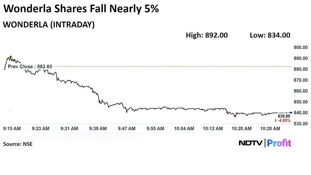 Wonderla Shares Fall Over 5% Due To Challenging First Quarter