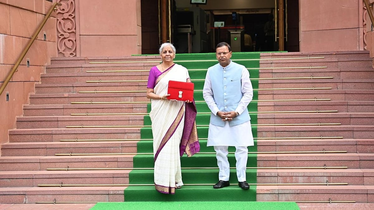 <div class="paragraphs"><p>Finance Minister Nirmala Sitharaman ahead of the presentation of the&nbsp;Union Budget 2024-25 at the Lok Sabha on Tuesday. (Source: X/Ministry of Information and Broadcasting)</p></div>
