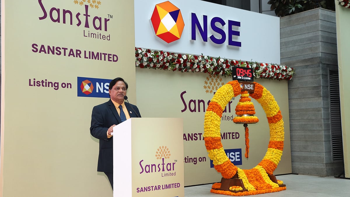 <div class="paragraphs"><p>Listing ceremony of Sanstar Ltd. (Source: NSE India/X)</p></div>