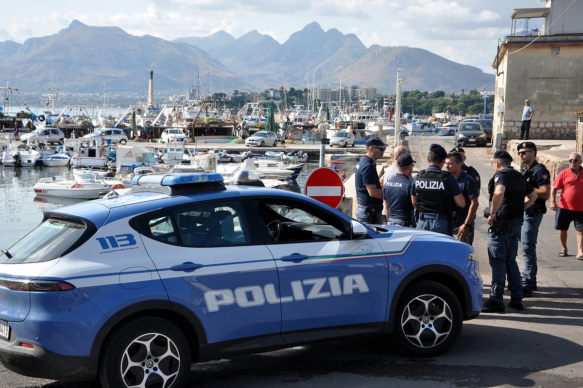 Six guests and nine crew were rescued from the Bayesian yacht, which sank after a tornado struck the vessel near Porticello, Sicily, on Monday.