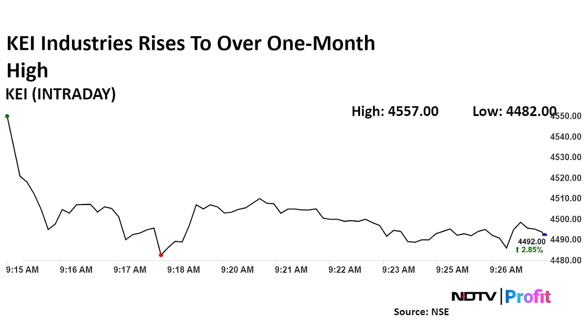KEI Industries Gains As UBS Initiates 'Buy' With Over 40% Upside