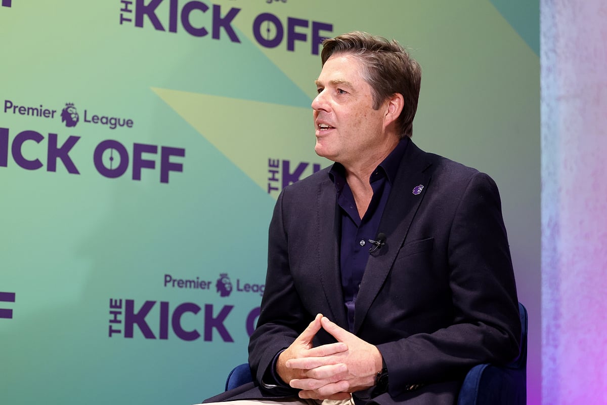 Richard Masters, CEO of the EPL, wants to ensure competition with secure finances.Photographer: Tom Dulat/Getty Images for Premier League