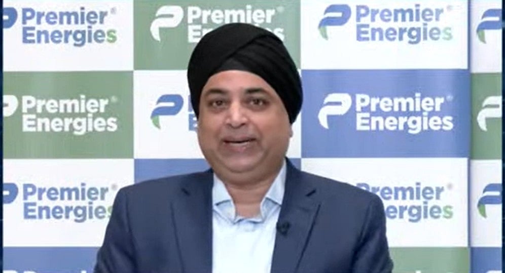 <div class="paragraphs"><p>Premier Energies Managing Director,&nbsp;Chiranjeev Singh Saluja speaking to NDTV Profit. (Source: NDTV Profit)</p></div>