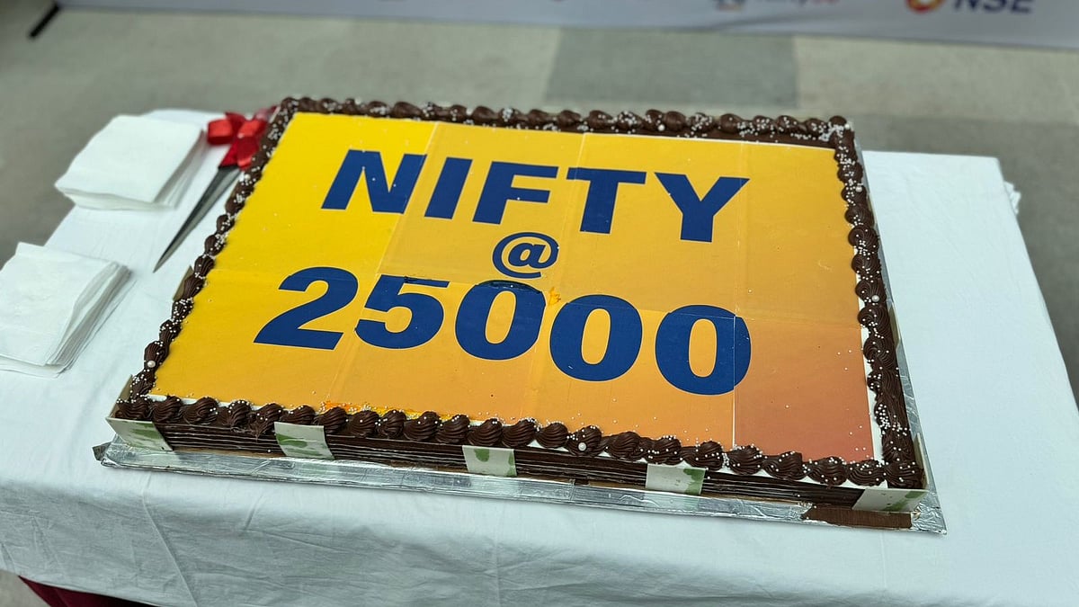 <div class="paragraphs"><p>NSE celebrates as Nifty50 crosses 25,000. (Photo: Vijay Sartape/NDTV Profit)</p></div>