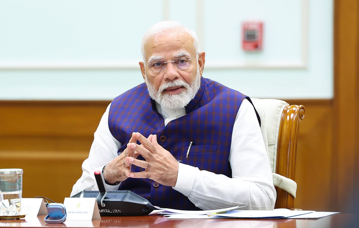 <div class="paragraphs"><p>Speaking at an ICA Global Cooperative Conference, Modi launched the UN International Year of Cooperation 2025. </p><p>(Photo source: PIB)</p></div>