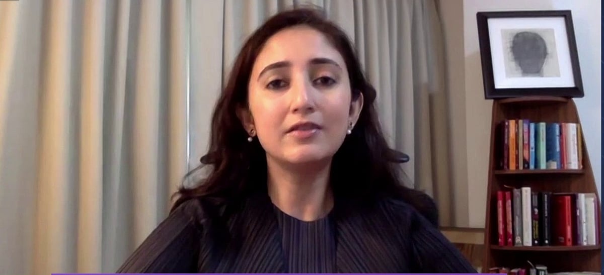 <div class="paragraphs"><p>Bhandari noted  a shift towards a more neutral stance signals a <a href="https://www.ndtvprofit.com/economy-finance/rbi-maintains-rate-economists-anticipate-rate-cut-in-december-amid-economic-risks">rate cut</a> may not be far off.&nbsp; (Source: screen grab from NDTV Profit)</p></div>