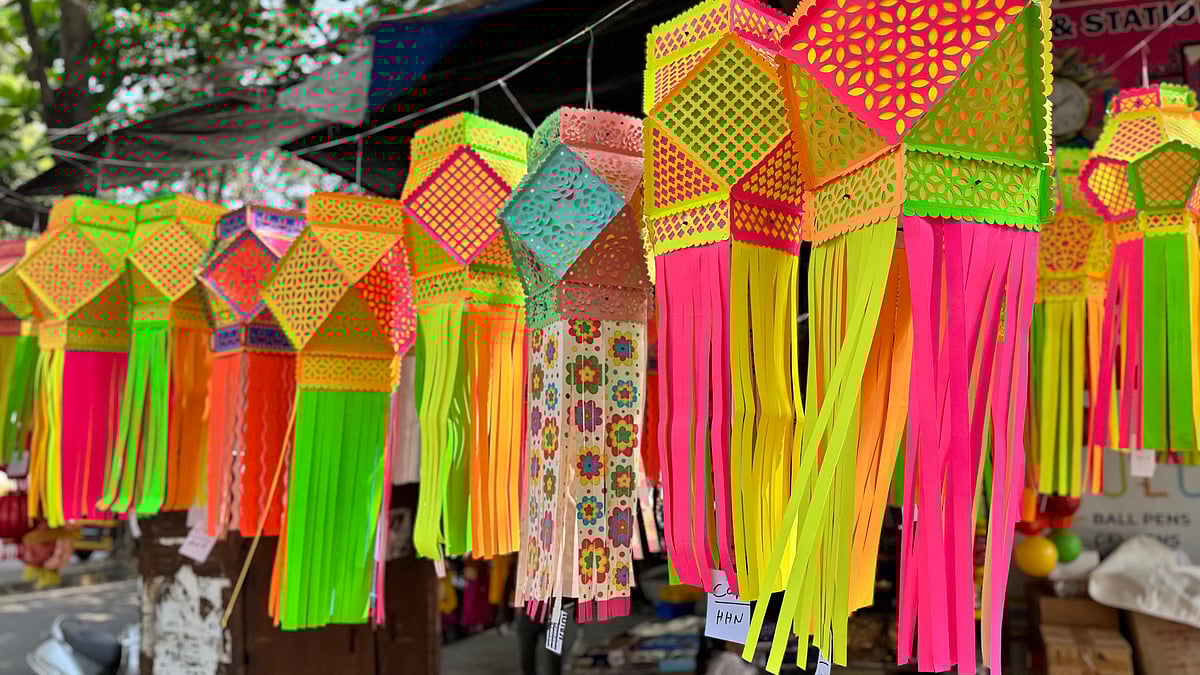 <div class="paragraphs"><p>Diwali lanterns on display in a market. (Source: Vijay Sartape/ NDTV Profit)</p></div>