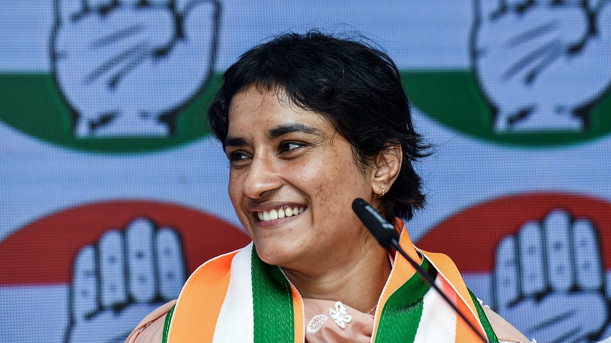 <div class="paragraphs"><p>Vinesh Phogat was close to bagging gold at the Paris Olympics. She later joined the Congress and contested in the Haryana assembly polls. (Photo source: NDTV)</p></div>