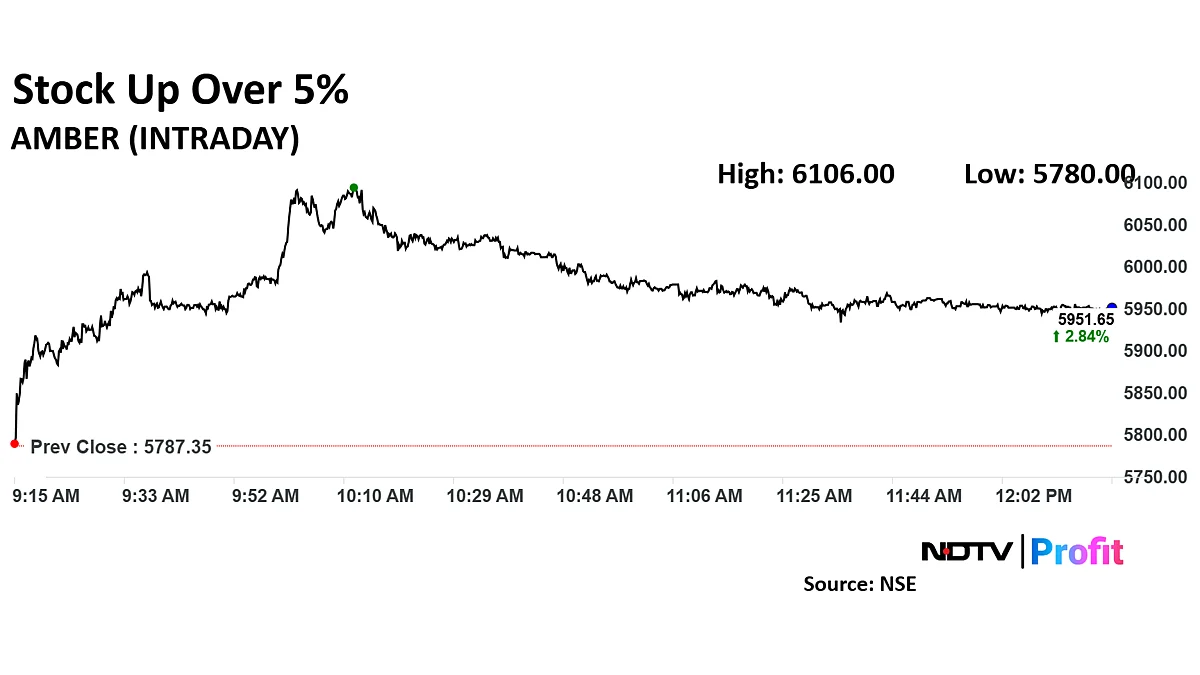 Amber Enterprises Share Price Rises On Bullish Stance From SBI Securities