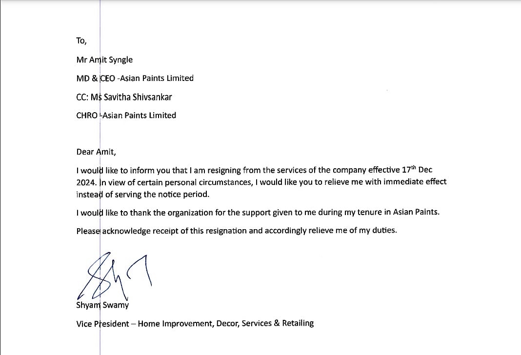 Asian Paints Undergoes Top-Level Reshuffle