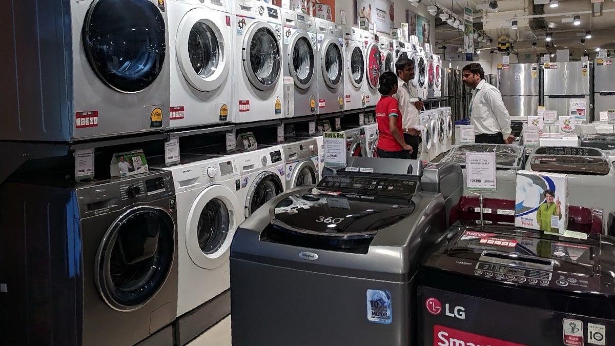 <div class="paragraphs"><p>Vachani further said that the electronics manufacturing industry is <a href="https://www.ndtvprofit.com/business/electronics-ministry-planning-pli-20-with-rs-40000-crore-budget-dixon-tech-chairman-profit-exclusive">looking forward</a> to a potential PLI 2.0 rollout, specially focused on components. (Photographer: Anirudh Saligrama/NDTV Profit)</p></div>