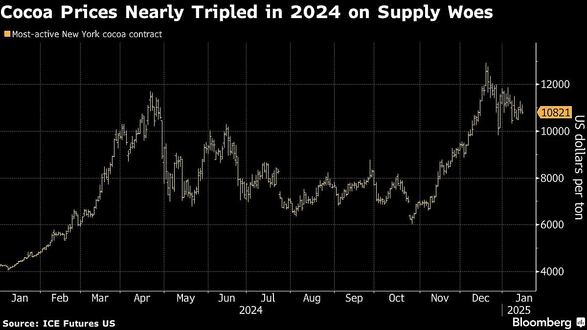 Chocolatiers Process Least Cocoa Since 2020 As Record Prices Hit