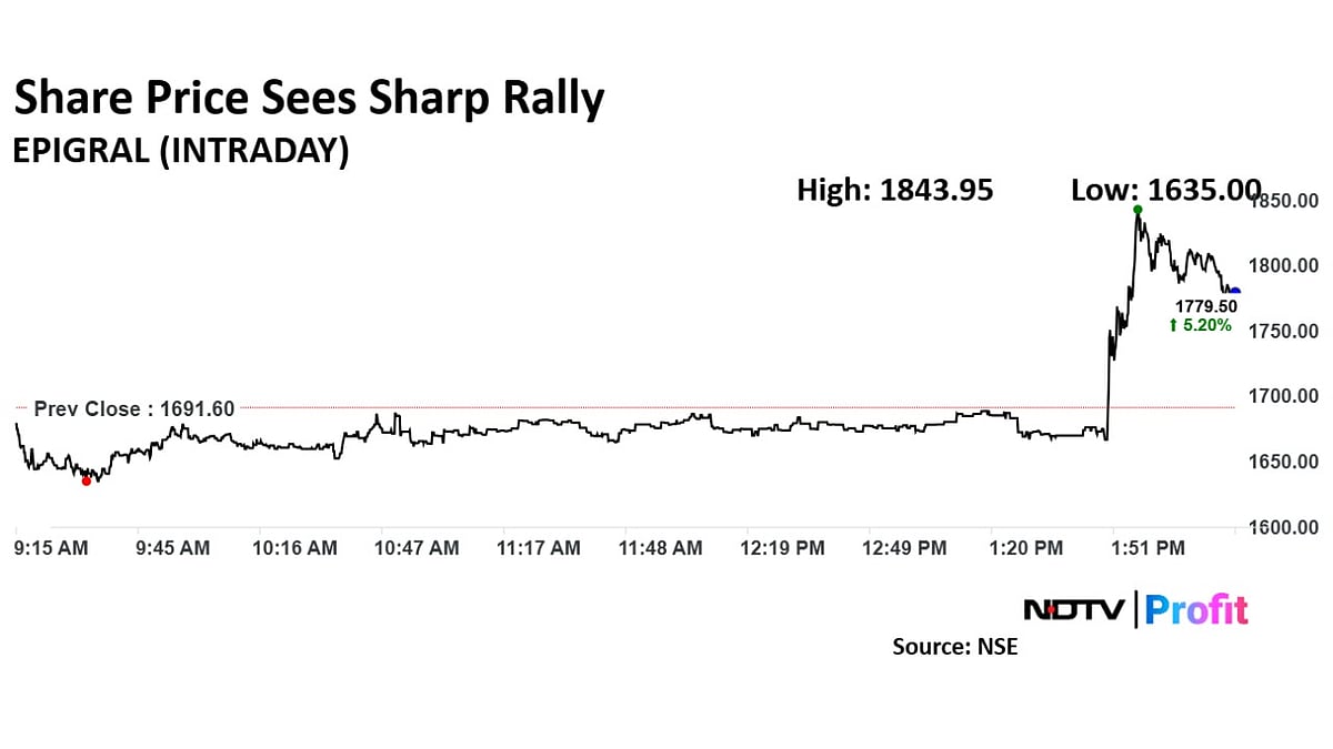 Epigral Shares Zoom 9% Post Strong Q3 Results, Dividend Announcement
