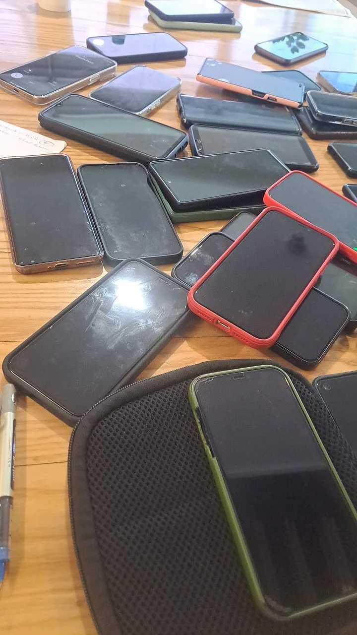 <div class="paragraphs"><p>Phones seized during searches at IIFL Group companies. (Photo credit: Agnidev Bhattacharya/ NDTV Profit)</p></div>