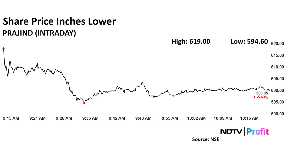 Praj Industries Share Price Down On Weak Q3 Earnings